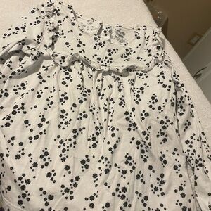 Carters toddler black and white outfit